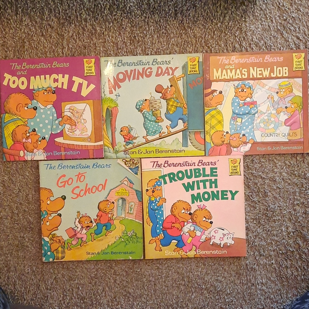 Vintage Berenstain Bears first time books